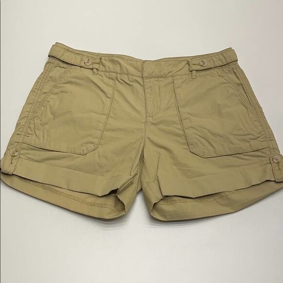 TOMMY HILFIGER Womens 6 Khaki Tan Shorts - Picture 1 of 4